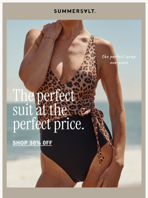 summersalt newsletter: 30% Off the *perfect* suit
