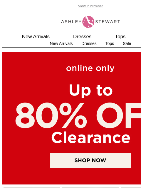ashleystewart newsletter: 🔔Shop these Clearance Deals Right Now