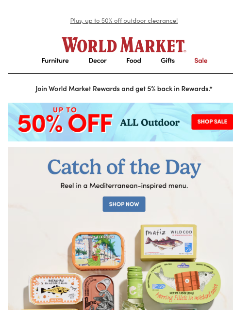 emailworldmarket newsletter: Mediterranean staycation essentials INSIDE ⚜️🍽️ �...