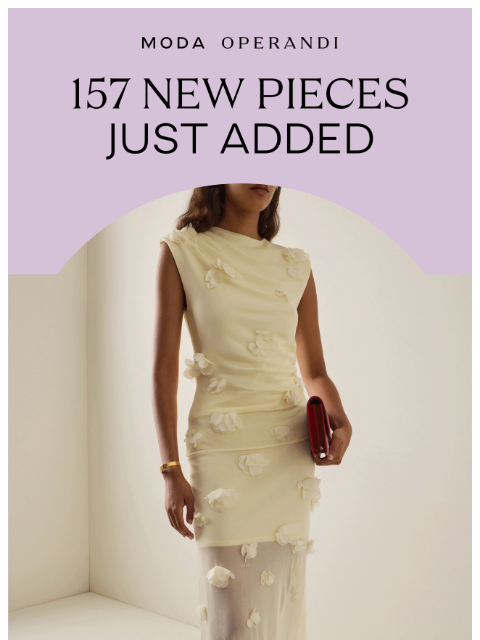 modaoperandi newsletter: 157 NEW PIECES INSIDE
