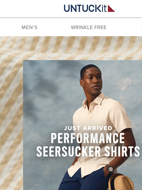 untuckit newsletter: Seersucker, Reinvented