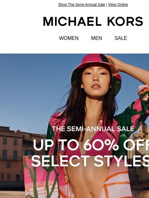 michaelkorsmail newsletter: You’ve Got Up To 60% Off Select Styles
