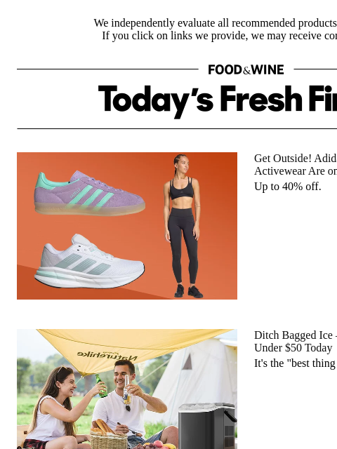 foodandwine newsletter: Ditch Bagged Ice — This 'Little Powerhouse' Is Und...