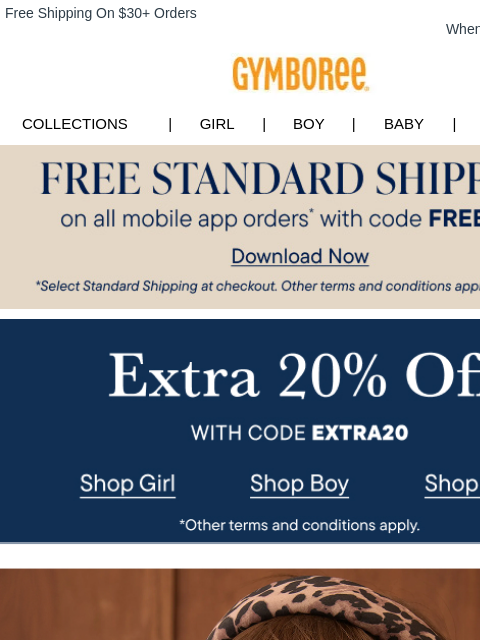 gymboree newsletter: The Leopard Edit: Classic Prints + Chic Silhouette...