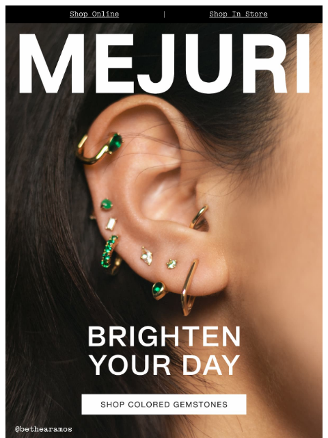 mejuri newsletter: Do It For the Dopamine