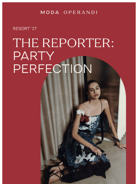modaoperandi newsletter: Party dressing, perfected