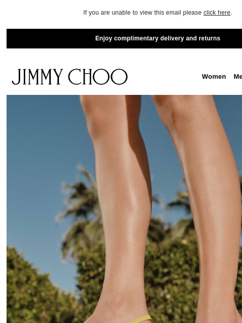 Discover new wedges. If you are unable to view this email please click here. Enjoy complimentary delivery and returns JIMMY CHOO Women Men Handbags Sale JIMMY CHOO Women Men Handbags Sale SHOP NOW