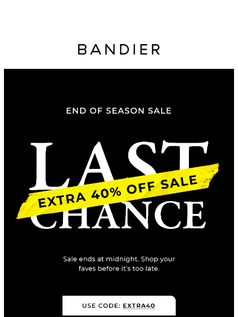 Last day to save an extra 40% off new markdowns. ͏ ͏ ͏ ͏ ͏ ͏ ͏ ͏ ͏ ͏ ͏ ͏ ͏ ͏ ͏ ͏ ͏ ͏ ͏ ͏ ͏ ͏ ͏ ͏ ͏ ͏ ͏ ͏ ͏ ͏ ͏ ͏ ͏ ͏ ͏ ͏ ͏ ͏ ͏ ͏ ͏ ͏ ͏ ͏ ͏ ͏ ͏ ͏ ͏ ͏ ͏ ͏ ͏ ͏ ͏ ͏ ͏ ͏ ͏ ͏ ͏ ͏ ͏ ͏ ͏ ͏ ͏ ͏ ͏ ͏ ͏ ͏ ͏ ͏ ͏ ͏