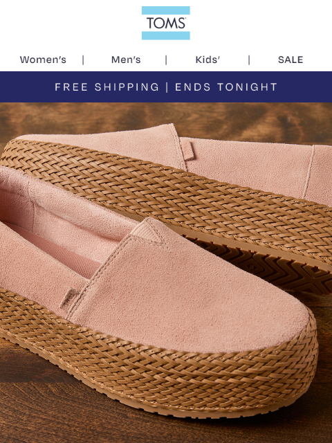 toms newsletter: Think Pink This Season