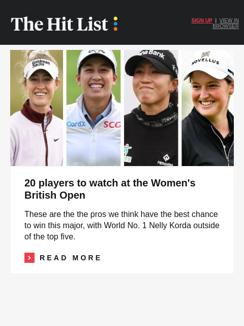 golfdigest newsletter: These clubs will drop your score