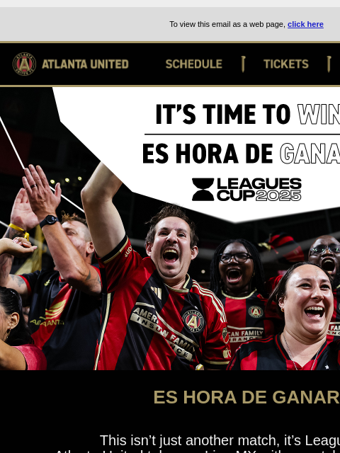 atlutd newsletter: 🏆 You Ready For Leagues Cup?