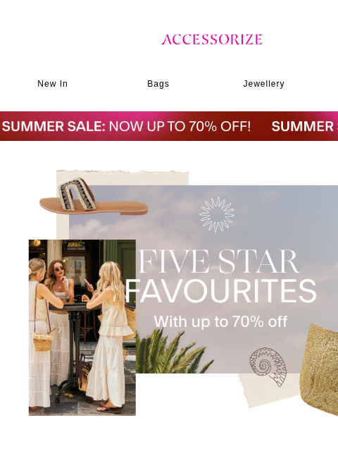 accessorize newsletter: EVERYONE loves these bits from the sale.