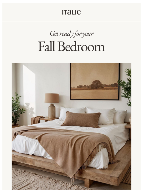 italic newsletter: Just Dropped: Sand Sateen is Here