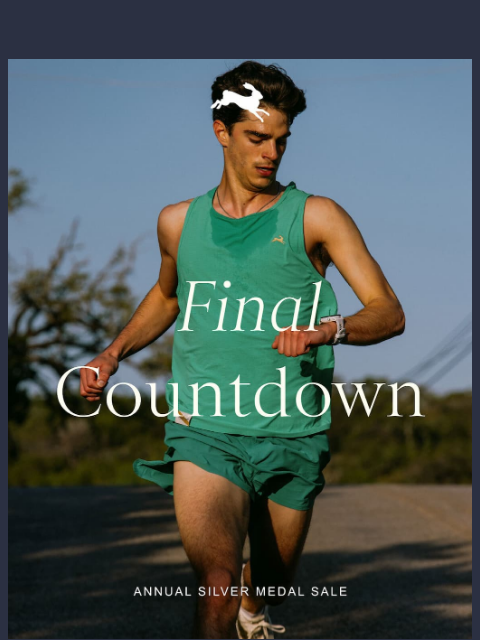tracksmith newsletter: Your Last Chance to Save