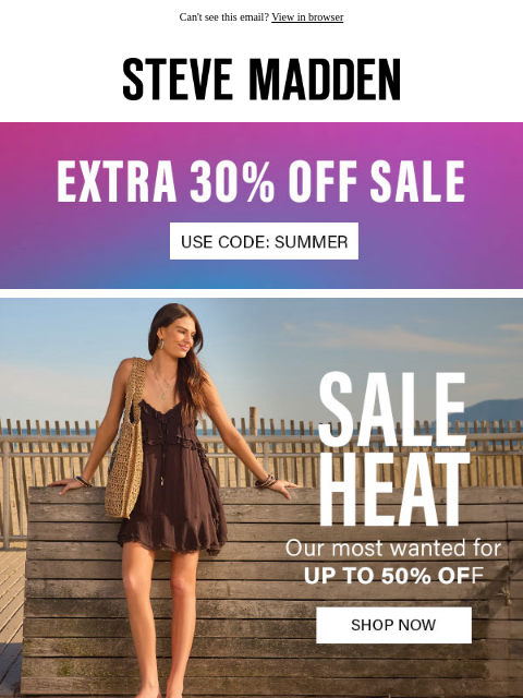 stevemadden newsletter: Hottest Of The Hot On Sale