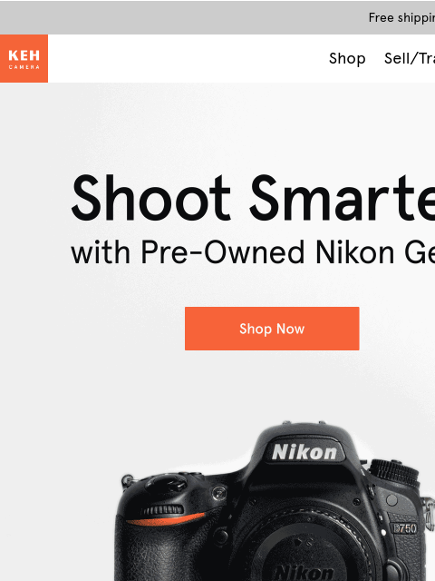 keh newsletter: Save on KEH Certified™ Nikon gear 📸