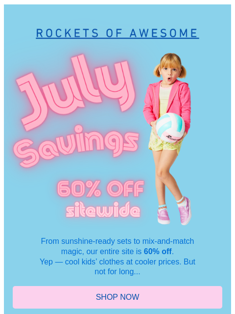 rocketsofawesome newsletter: 60% Off? That’s Rocket Science 🧪🚀