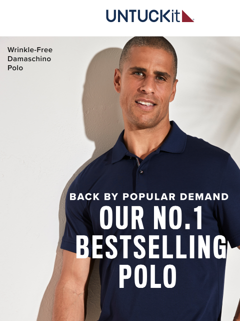 untuckit newsletter: Your Favorite Polo Back In 3 Must-Have Colors