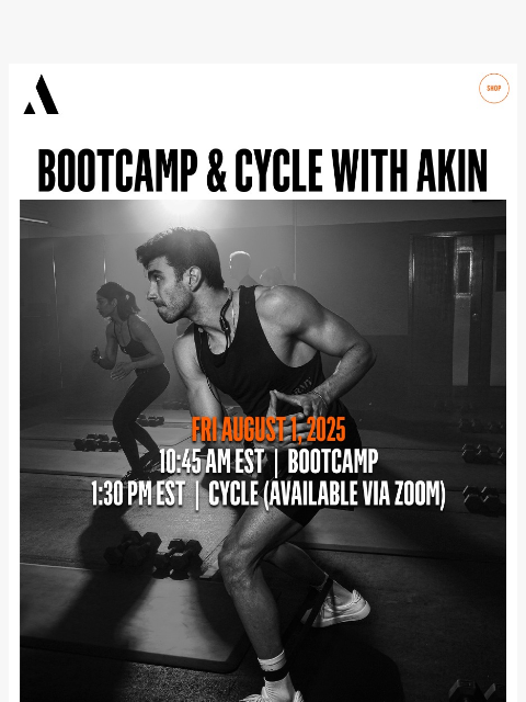 aarmy newsletter: NEW Friday Training Times with Akin 👊🏽