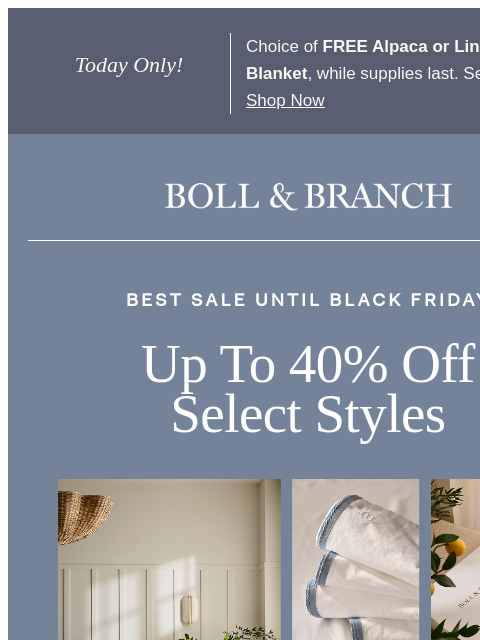 bollandbranch newsletter: ATTN: The Summer Sale got even better
