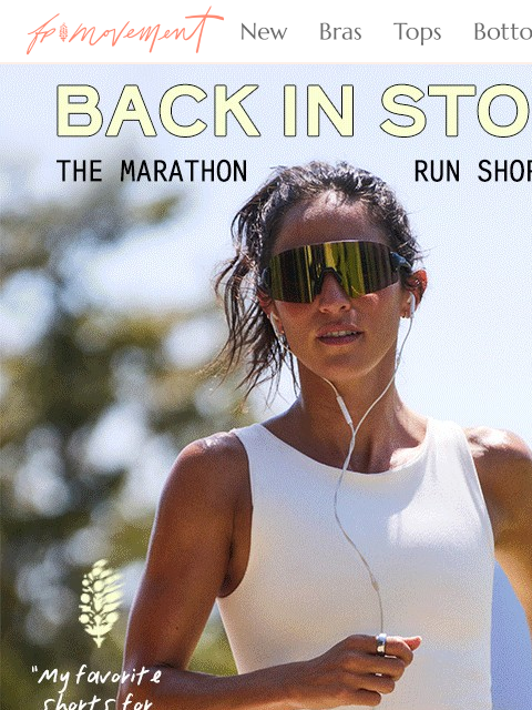 freepeople newsletter: These ($40!) shorts are BACK 🏃‍♀️💨