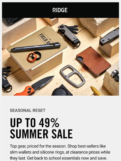 ridge newsletter: Back to School Savings are Here