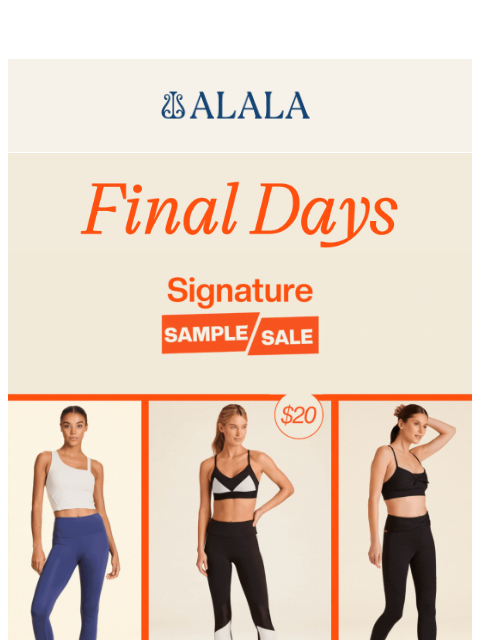 alalastyle newsletter: LAST DAY: Last Chance for $20-50 Styles