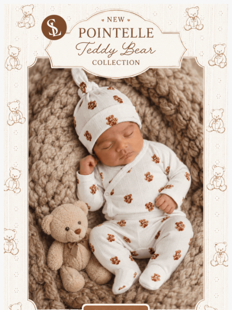 spearmintlove newsletter: 🧸 A New Classic: Teddy Bear Pointelle