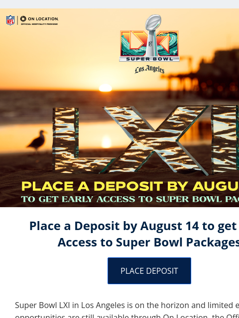 seahawksemail newsletter: Don't Wait: Unlock Early Access to Super Bowl LXI