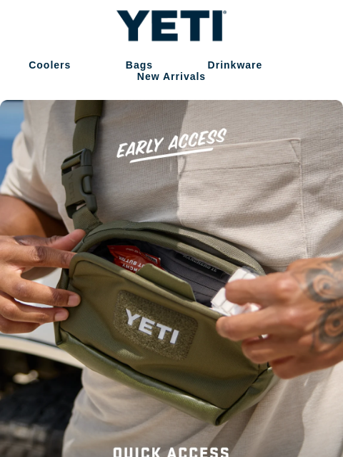 yeti newsletter: EARLY ACCESS: The New Ranchero™ Crossbody