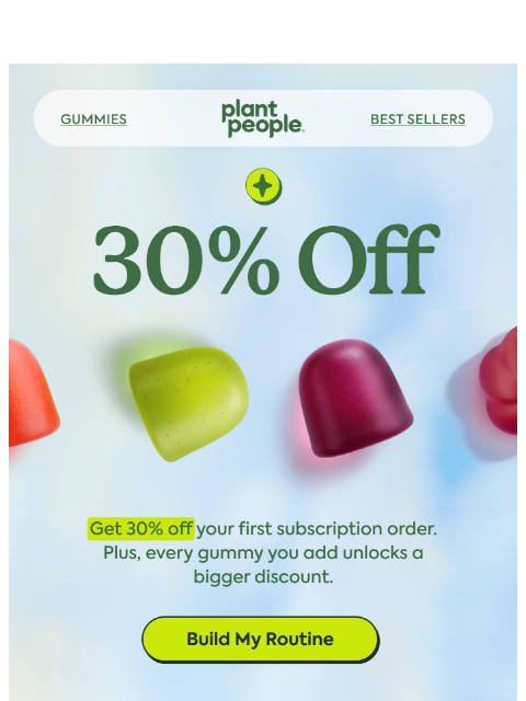 plantpeople newsletter: Save more with us. ✨