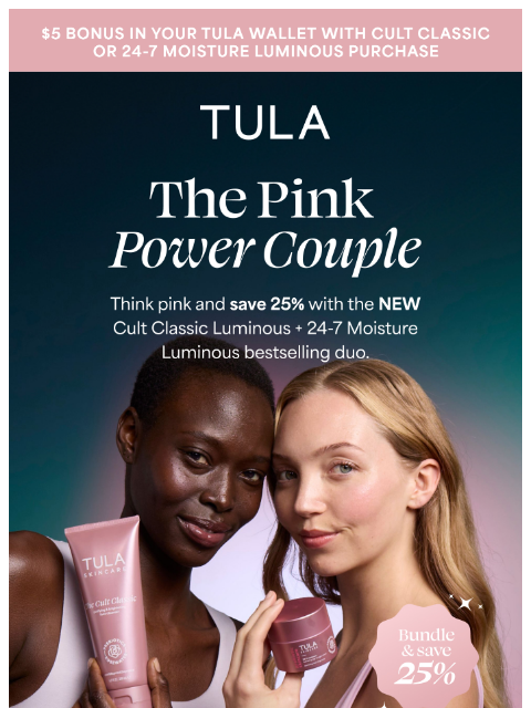 tula newsletter: NEW 💗 Pink Iconic Duo is here