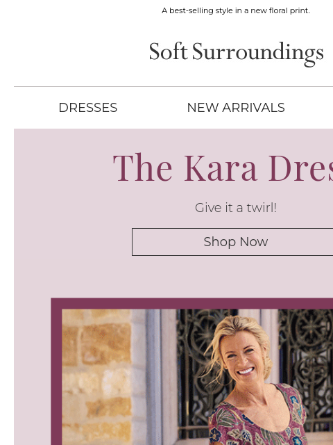 softsurroundings newsletter: The Season’s Standout Dress