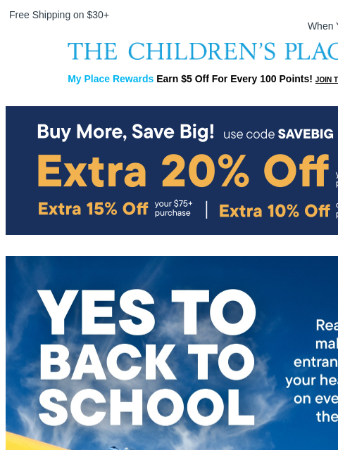 childrensplace newsletter: Hours Left ⏳ 5+ Polos for $5 each + FREE backpack ...