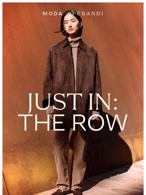 modaoperandi newsletter: New from The Row