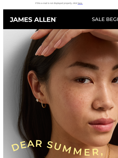 jamesallen newsletter: Dear Summer, We Love You