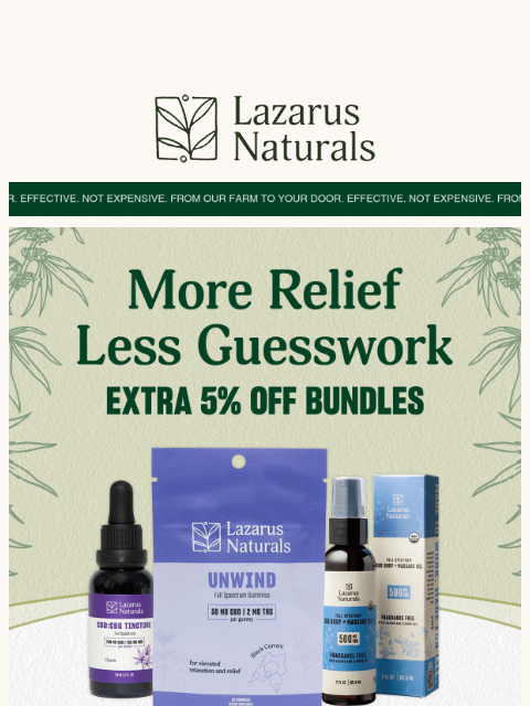 lazarusnaturals newsletter: ⏳ Last Day to Save Extra on Bundles!