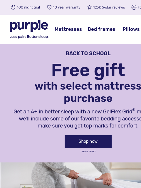 purple newsletter: A FREE GIFT just for you