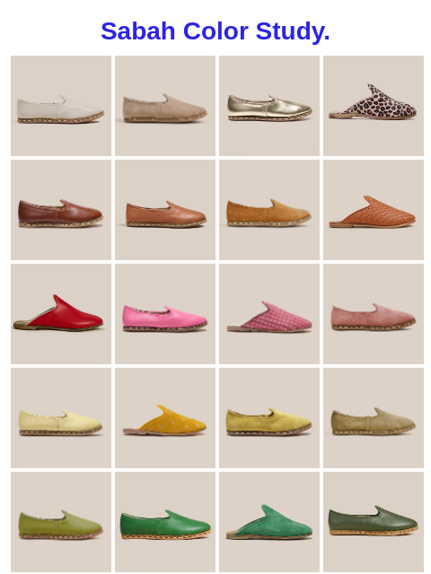 sabah newsletter: A Sabah Color Study 🌈