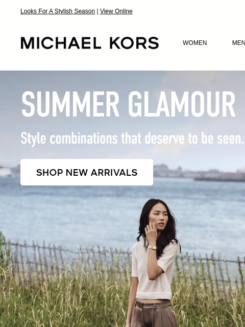 michaelkorsmail newsletter: Dress For The Summer You Want