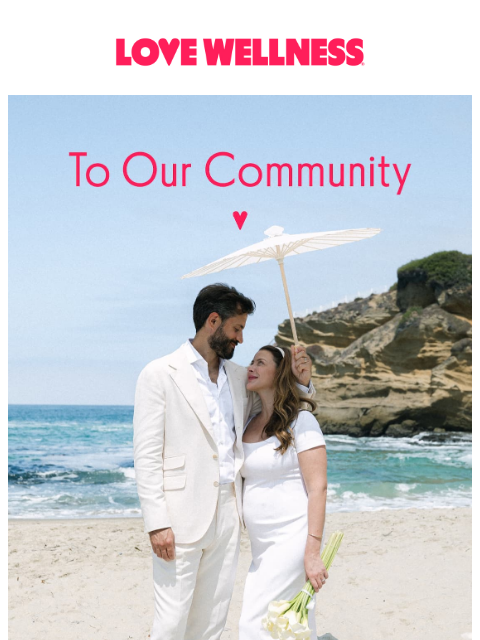 lovewellness newsletter: A message from our founder 💌