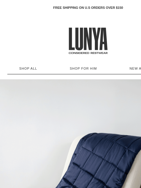 lunya newsletter: THREE WAYS TO SLEEP BETTER