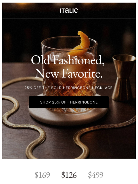italic newsletter: Goodbye, Happy Hour