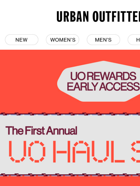 urbanoutfitters newsletter: Get 30% Off with UO Rewards Early Access