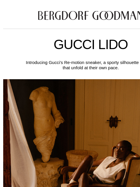 bergdorfgoodman newsletter: Summer Sneakers from Gucci