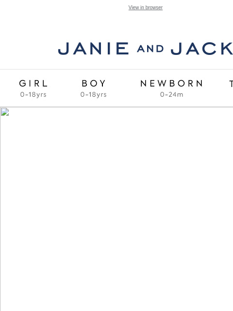 janieandjack newsletter: Free shipping is (almost) over...