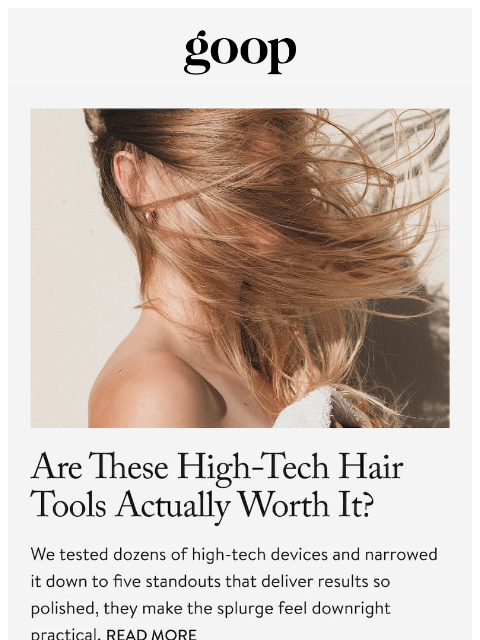 goop newsletter: the Tuesday newsletter