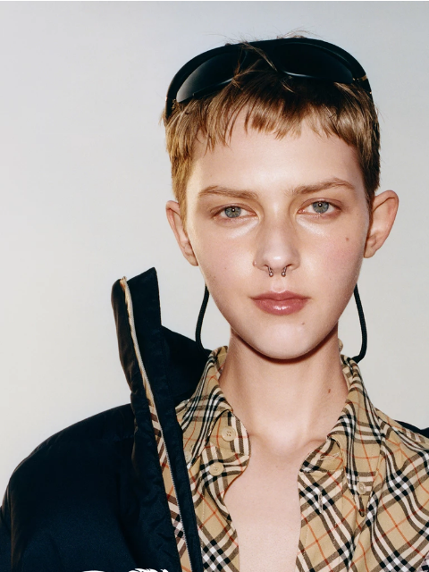 burberry newsletter: Say it with check