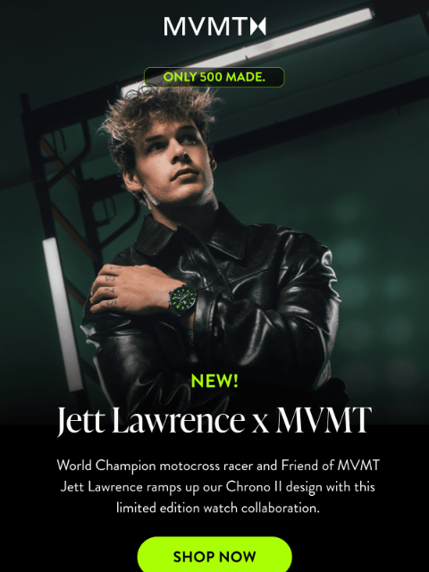 mvmt newsletter: Jett Lawrence x MVMT: A New Chapter