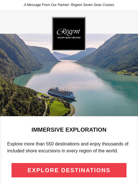 golfdigest newsletter: Discover All-Inclusive Ultra-Luxury Cruising